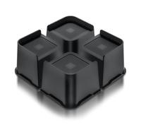 Ujjdwiurgh 4 Pièces Cadre de Lit avec Augmentation de Hauteur de 4 Pouces, Cadre de Meuble Réglable Robuste, Table de Canapé et Cadre de Pied de Chaise