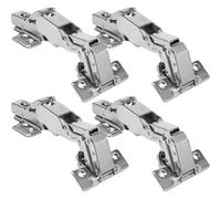 Ujjdwiurgh 4 Pièces de Charnières de Cabinet à Fermeture Hydraulique à 180 Degrés Dissimulées