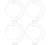 Ujjdwiurgh 4 Pièces de Supports de Cordon, Support de Loupe pour Horlogers, Bandeau de Loupe, Support de Lunettes pour Bijoutiers, Travail Soigné