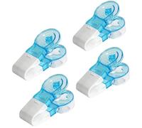 Ujjdwiurgh 4 Pièces Dissolvant de Pilule Portable, Distributeur de Pilules Sans Contact Outil de Pilules Facile à Retirer, Distributeur de Médicaments Facile à Utiliser