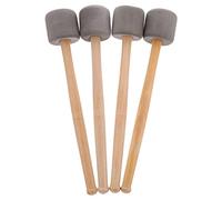 Ujjdwiurgh 4 PièCes Maillets de Grosse Caisse Bâtons Maillets Mousse TêTe Tambour Maillets pour Fanfare Percussion