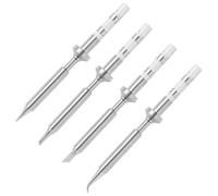 Ujjdwiurgh 4 Pièces Mini Crayon Pointes de Fer à Souder Remplacement pour Pinecil Micro-Fer à Souder, PTS200/TS100 Outil de Stylo à Souder Portable