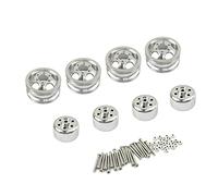 Ujjdwiurgh 4 PièCes Moyeu de Jante de Roue en MéTal pour C14 C24 C24-1 C34 C44 B14 B24 1/16 Accessoires de PièCes de Mise à Niveau de Voiture TéLéCommandéE, 3