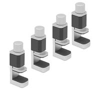 Ujjdwiurgh 4 PièCes Pince en MéTal Support de Fixation RéGlable pour TéLéPhone Portable éCran LCD Fixation Pince RéParation Outils à Main