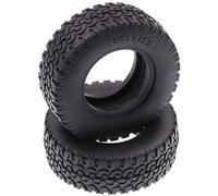 Ujjdwiurgh 4 PièCes SéRies 1.55 Pouces Pneus en Caoutchouc pour 1/14 Rm8 Baja RC Rock Crawler TéLéCommande Pneus de Voiture