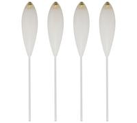 Ujjdwiurgh 4 PièCes SéRies CouléE SPIROLINO FORELle POSEB CouléE Lente Suspension InterméDiaire Flotteur de PêChe à la Mouche 20G