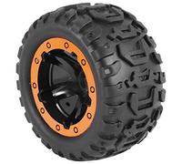 Ujjdwiurgh 4 PièCes SéRies Pneus et Roues Jantes TéLéCommande Voitures Accessoires pour HBX 16889 1/16 RC Voiture VéHicules PièCes de Rechange M16038