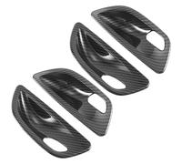 Ujjdwiurgh 4 PièCes SéRies PoignéE de Porte IntéRieure en Fibre de Garniture de Couvercle de Bol pour- SéRie 5 F10 2011-2016