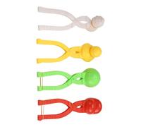 Ujjdwiurgh 4 PièCes Toys Snow Toy Kit Clip Canard SphéRique Bonhomme de Neige Coeur Clip de Boule de Neige