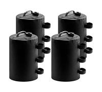 Ujjdwiurgh 4 Poids d'eau pour Auvent, Poids d'eau de de 10 L Poids D'Auvent Robustes Tentes Legging Accessoires (Noir)