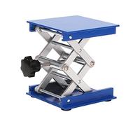 Ujjdwiurgh 4 Pouce Élévateur de Laboratoire En Alliage D'Aluminium Ciseaux Plate-Forme D'Élévateur/Coussin de Table de Levage Pliable Réglage de La Hauteur Parfait pour Travail,Expériences