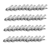 Ujjdwiurgh 40 Pièces de Clips de Jardin en Acier Inoxydable Argenté pour Diverses Applications de Serre et de Jardinage