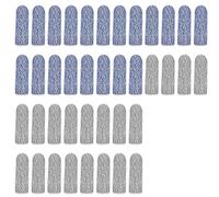 Ujjdwiurgh 40 Pièces Doigtiers Protecteur Résistant Aux Coupures Bout des Doigts Anti-Coupure Manchon de Doigt Couvre-Doigts Réutilisables Doigt de Pouce