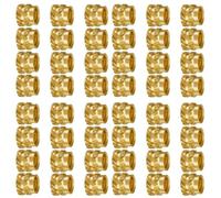 Ujjdwiurgh 400 Pièces Filetage D'Écrou en Laiton Moleté Ensemble de Chaleur Fileté en Laiton Résistant à la Chaleur M3X5X4, pour Imprimante 3D 2.4 Etc.