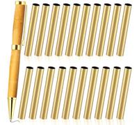 Ujjdwiurgh 40pcs 7 mm Slim Pen Transfer Transfer Brass Pen Remplacement des Accessoires pour un Stylo de Bricolage Frais de Bureaux Cadeaux D'Amis