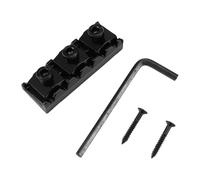 Ujjdwiurgh 42mm Verrouillage de cordes en metal de guitare Ecrou de blocage pour tremolo guitare electrique de Systeme de double verrouillage, Noir
