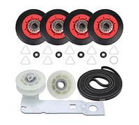 Ujjdwiurgh 4392067 Kit de réparation de sèche-linge et tendeur de sèche-linge W10837240, compatible avec poulie de renvoi 279640, remplace 4392067VP 80047 587637