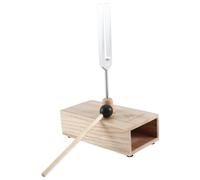 Ujjdwiurgh 442HZ Diapason, Boîte de Résonance pour Diapason Chakra en Bois et Alliage D'Aluminium, Accessoires D'Instruments de Musique pour Thérapie Sonore, Yoga, Méditation et Relaxation.