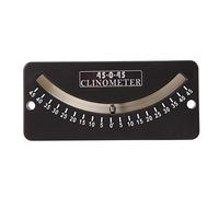 Ujjdwiurgh 45-0-45 InclinomèTre Mini Rapporteur InclinomèTre Instrument de Mesure D'Angle Jauge D'Inclinaison Compteur de Pente