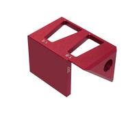 Ujjdwiurgh 45/90 Degrés Centre Finder Travail Du Bois Carré Queue D'Aronde Gabarit-Aluminium Centre Multifonctionnel Jauge de Marquage Règle de Traçage 1 Pièce