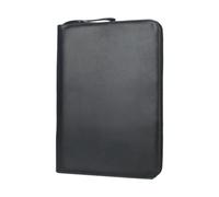 Ujjdwiurgh 48 Emplacements Porte-Stylo Personnalisé PU Cadeau Stylo Sac Stylo Sac de Rangement Bureau D'Affaires Housse de Protection Noir