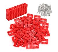 Ujjdwiurgh 48 Entretoises D'Interrupteur et de Prise, Interrupteur en Plastique et Entretoises de Prise pour Boîtier Électrique avec 30 Vis, Facile à Utiliser, Fabrication Soignée