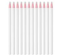 Ujjdwiurgh 48 Pcs Blanc Effaçable Crayons Blanc Couture Marque Crayon Tissu Blanc Craie Marqueurs Industriel