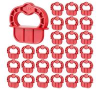 Ujjdwiurgh 48 Pièces Pank Board Pater 1/4 Pouce de Plaque de Pont de Pont Anneaux de Gabarit de Pont pour Paquet D'Outil de Terrasse Composite Traité à la Pression