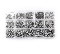 Ujjdwiurgh 480 pcs M2 M3 Vis Ecrou Hexagonal En Acier Inoxydable,Outil De Reparation