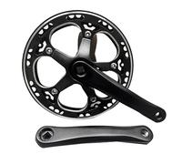 Ujjdwiurgh 48T Vitesse 170mm Vélo de Route Vélo Pliant Pédalier Vélo Manivelle Ensemble Pignon de Roue à Chaîne Pièces de Rechange