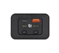 Ujjdwiurgh 48W Double Interrupteur de Charge PD Modifié QC Voiture Mobile Téléphone Chargeur 12V24V Convient pour Voiture RV Bus Bus Navire