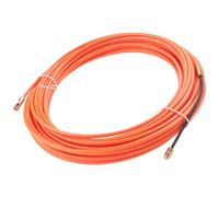 Ujjdwiurgh 4Mm 15 MÈTres De Guide Orange Nylon Câble ÉLectrique Push Pullers Duct Snake Rodder Fish Tape Wire