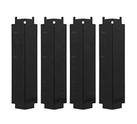 Ujjdwiurgh 4PCS BBQ Grill Heat Tents Heat Plate Grilling Heating Tents Réglable Charbroil Barbecue Grill Accessoires de Remplacement