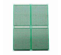 Ujjdwiurgh 4pcs Double-Side Prototype FR-4 PCB Printed Circuit Board stripboard universelle 6 * 8cm Taille