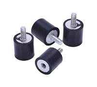 Ujjdwiurgh 4Pcs ExtéRieur à L'IntéRieur de L'Attachement D'Isolateur de Tampon en Caoutchouc Anti-Vibration 15Mmx15Mm