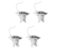 Ujjdwiurgh 4Pcs Gonflable Raft Valves Cover 8-Hole Air Valve Cover Dinghy Valves Plug Boat Accessoires