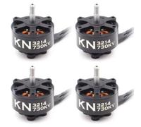 Ujjdwiurgh 4pcs KN 3214 730KV Motors Sans Balais de Performances Haute Performance pour 10 Pouces FPV Freestyle Long Range Drones, GF1050-3 Compatible