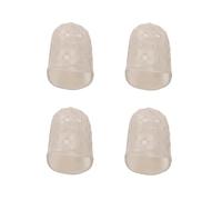 Ujjdwiurgh 4Pcs Nouveau Doigt De Pouce De Guitare En Silicone Souple Prend Protecteur Doigts (Gris XXS)
