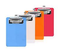 Ujjdwiurgh 4pcs Petits Presse-Papiers Presse-Papiers Bloc-Notes Presse-Papiers Mémo Taille Poche Presse-Papiers en Plastique