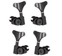 Ujjdwiurgh 4PCS Sealed Tuners Tuning Key Pegs Set 2L 2R Vintage pour Guitare Basse Pièces de Rechange