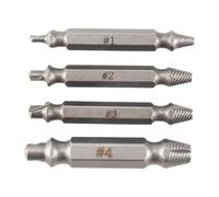 Ujjdwiurgh 4X Screw Extractor Bits Guide Set Devidoir casse Easy Out # 1# 2# 3# 4