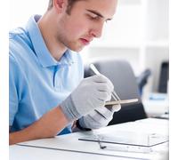 Ujjdwiurgh 5.5" Long Ton Argent Acier inoxydable Pince a epiler pointe ronde