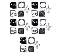 Ujjdwiurgh 5 Ensembles de Kit de RéParation de Carburateur PièCes de Tondeuse RB-100 Joint Diaphragme pour HS45 FS55 FS38 BG45 MM55 4137 C1Q