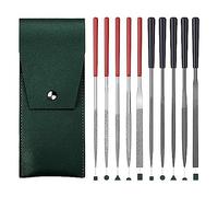 Ujjdwiurgh 5 Mini Aiguilles Diamantées et 5 Petites en Acier pour des Travaux de Ponçage de Haute Précision sur le Métal, le Bois et la Sculpture sur Plastique Faciles à Utiliser