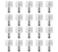 Ujjdwiurgh 5 Mm Support De Tablette Pour Goujons De Goujon Support Fort 20 Pcs, Transparent