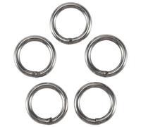 Ujjdwiurgh 5 Pcs anneaux soudes en forme de O en acier inoxydable de sangle grouee de la dimension 20mm x 3mm