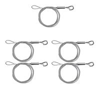 Ujjdwiurgh 5 PCS Kit de de Suspension pour Images en Acier Inoxydable Argenté avec Crochet Réglable et Crochet de Moulure de Rail