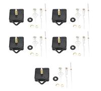 Ujjdwiurgh 5 PièCes 31 MM Arbre Long Bricolage Horloge à Quartz MéCanisme de Mouvement Moteur Kit pour Horloge RéParation Outil PièCes Bricolage Remplacement A