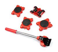 Ujjdwiurgh 5 PièCes DéMéNageur de Meubles pour le Levage de Magasin à Domicile en Mouvement de DéMéNageur de Meubles Robustes Kit de Curseurs de Levage Outils de Transport à Main