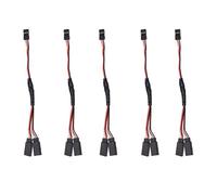 Ujjdwiurgh 5 PièCes/Lot RC Servo Y Rallonge Câble Conducteur pour JR Futaba RC Servo RC Avion HéLicoptèRe Voiture Bricolage, 15Cm